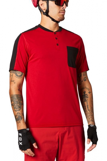RANGER DRIRELEASE HENLEY JERSEY - Click Image to Close